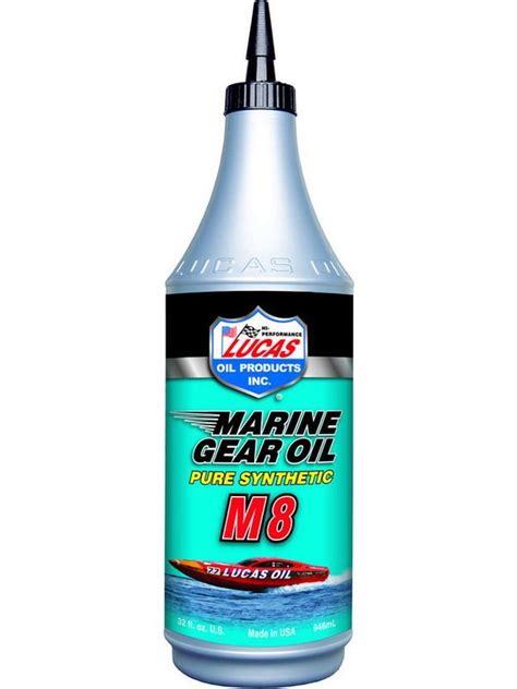 Buy Lucas Oil Gear Oil M8 Marine 75w 90 Synthetic 1 Litre 10652 Online