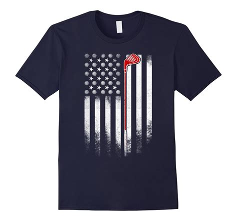 Golf American Flag T Shirt Pl Polozatee
