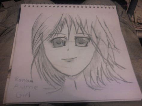 Bad Anime Girl Drawing By Leedenrai On Deviantart