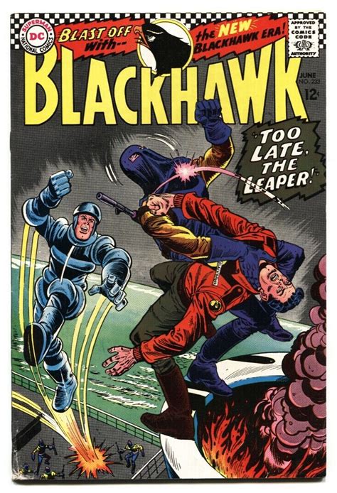 Blackhawk 233 Comic Book The Leaper Dc Fnvf Comic Books Silver