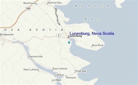 Lunenburg Nova Scotia Tide Station Location Guide Lunenburg Visit