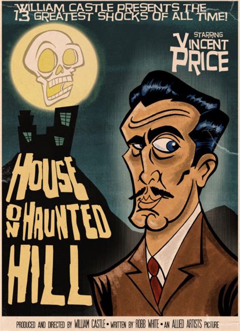 House On Haunted Hill 1959 House On Haunted Hill Horror Posters