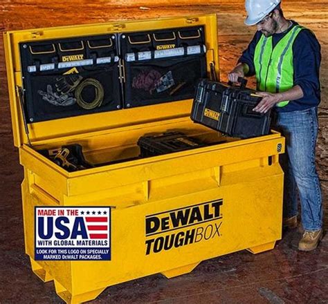 New Dewalt Toughbox Jobsite Tool Boxes Made In Usa Power Tool