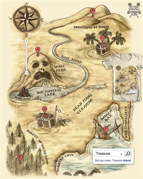 Treasure Map In 2019 Pirate Treasure Maps Pirate Maps Treasure