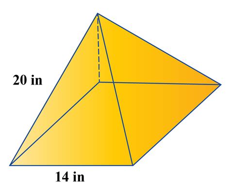 Surface Area Of Pyramid Explanation And Examples Cuemath