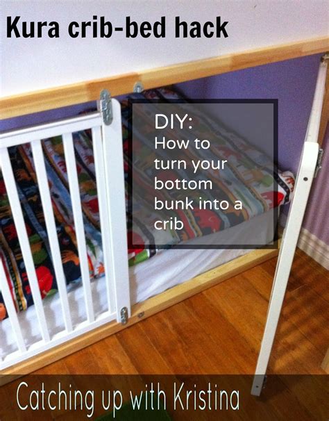 But the truth is, bunk beds are a great way to save space and they can be a fun project to build that will provide an immense sense of satisfaction. DIY crib bed hack - adventures with bunk beds | Diy crib ...