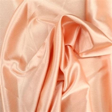 Peach Polyester Lining Fabric Silk Habutae 60 Wide Etsy Bridal