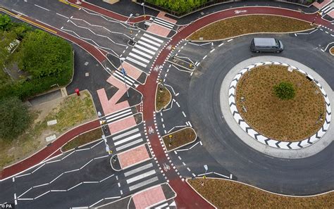 Britain Gets Its First Dutch Style Roundabout That Gives Priority To