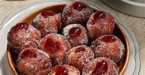 Lemon Scented Strawberry Jelly Donuts Recipe Yummly