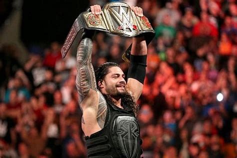 Wwe Shows Off Roman Reigns New Championship Belt With Impressive Side