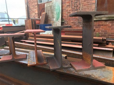 Steel Beam Rsjs Drilled Bolted Welded Builders Extension 203 X 203 X