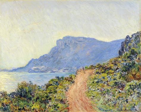Claude Monet Coastal Road At Cap Martin Near Menton Oil Painting