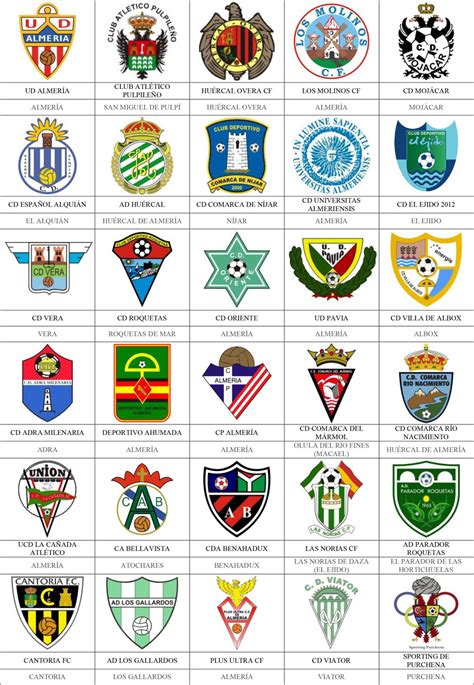 Almería Pins de escudos insiginas de equipos de fútbol Equipo de