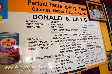 Donald and lily restaurant, malacca city. Malacca Food Trip: Donald & Lily's Nyonya Food @ Off Jln ...