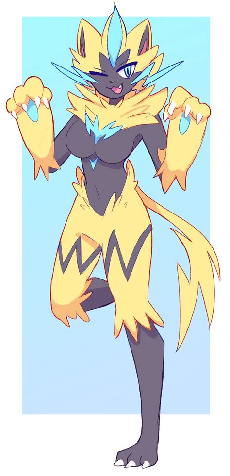 Amaruu Commissions CLOSED On Twitter Zeraora A Sparktacular Commish Piece For Nbanoob