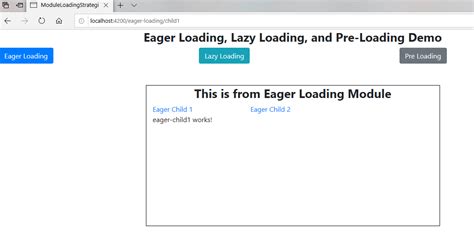 Eager Loading Lazy Loading And Pre Loading In Angular 2 What When