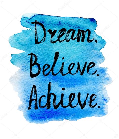 Maybe you would like to learn more about one of these? Dream Believe Achieve card — Stock Vector © aninata #122056210
