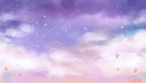 Galaxy Clouds Tumblr Cool Night Vale Repeating Background By Shining