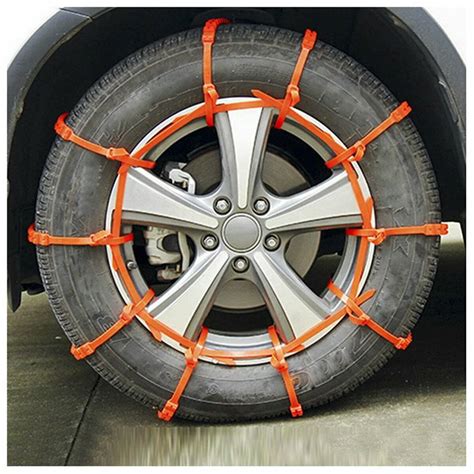 Pcs Anti Skid Chains Car Wheel Snow Tyre Chains Disposable Snow Car Tire Sock Anti Slip Chain