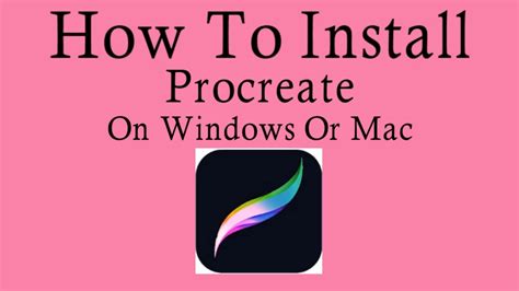 As procreate is not officially available for the windows, you first have to install ios on your device & only after that you will be able to install procreate on we hope this article on how to download & install procreate for windows is helpful for you. How To Install Procreate For PC | Windows 7/8/10/Mac - YouTube