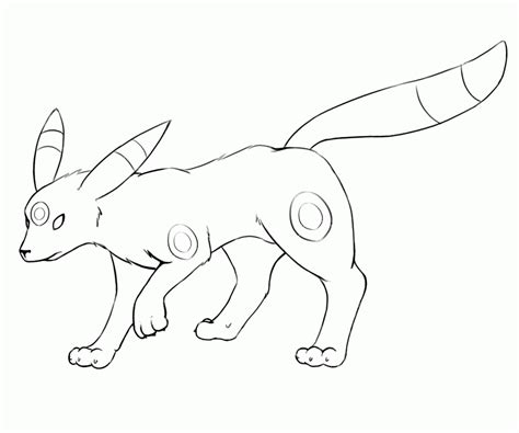 Umbreon Coloring Pages Printable