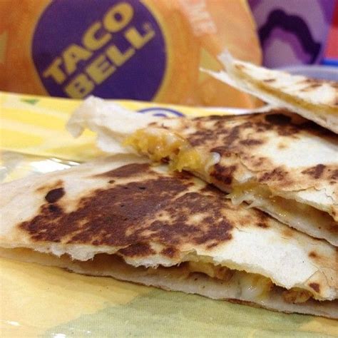 You'll flip for this flavor. Taco Bell Chicken Quesadilla | Foodspotting | Food, Fast ...