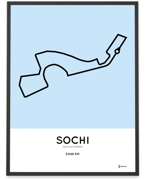 Sochi Autodrom Print Sportymaps