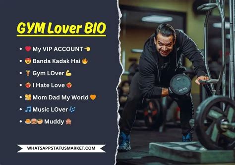 Best 250 Gym Bio For Instagram Bio For Gym Lovers 2024
