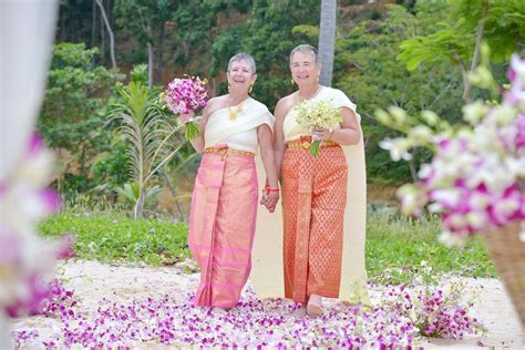 Same Sex Marriage Thai Wedding Ceremony Krabi Thailand