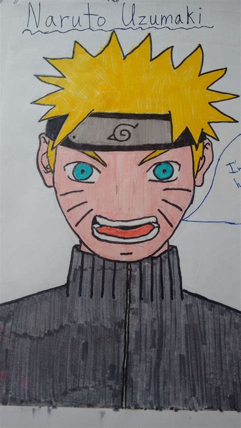 My Anime Drawings Naruto Uzumaki Wattpad