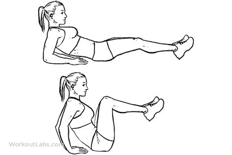 Leg Pull In Knee Ups Workoutlabs