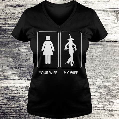 Official Your Wife My Wife Witch Shirt Premium Tee Shirt