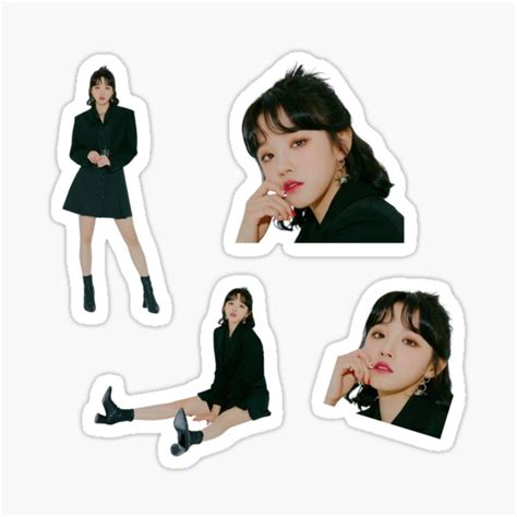 Gidle Yuqi Pack Sticker For Sale By 4thgenkpop Redbubble
