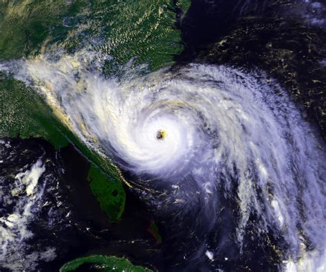 Hurricane Hugo In 1989 Weather Calamity Approaching The East Coast