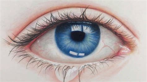 You can also add a few blood vessels for a more realistic look. DRAWING REALISTIC EYE - Time Lapse | Prismacolor Pencils - YouTube