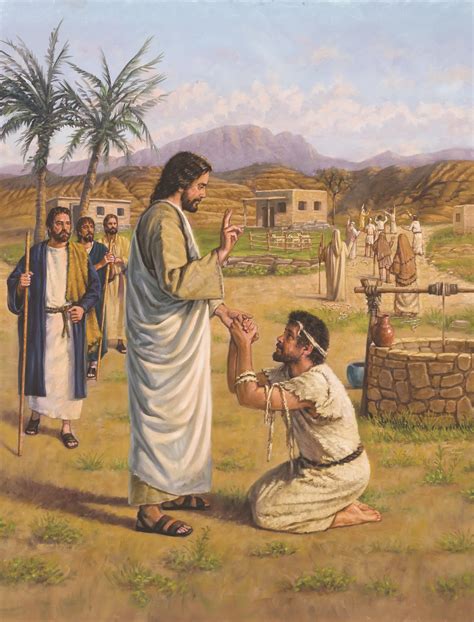 Jesus Heals Ten Lepers Jesus Heals Ten Lepers Miracles Of Jesus
