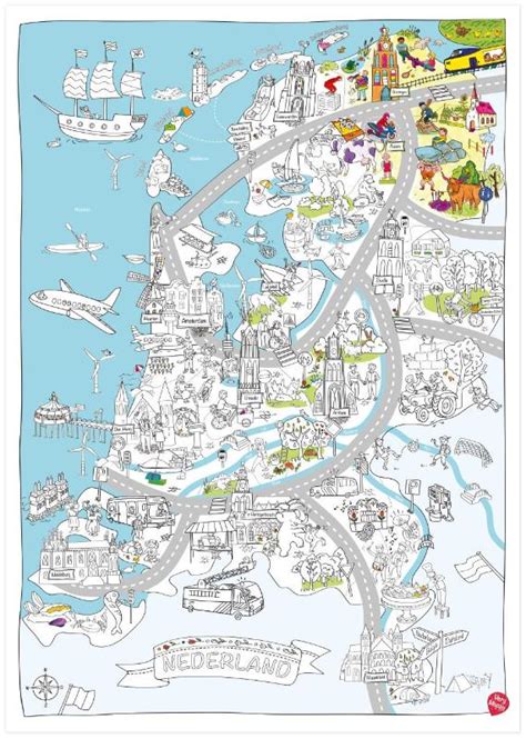 Maybe you would like to learn more about one of these? Kleurboek Nederland Speel- & kleurplaat | Very Mappy ...
