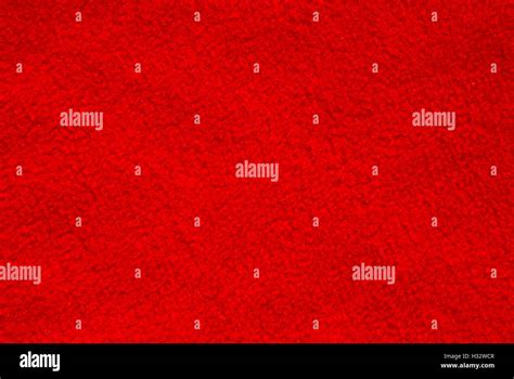 Red Fleece Textile Texture Stock Photo Alamy