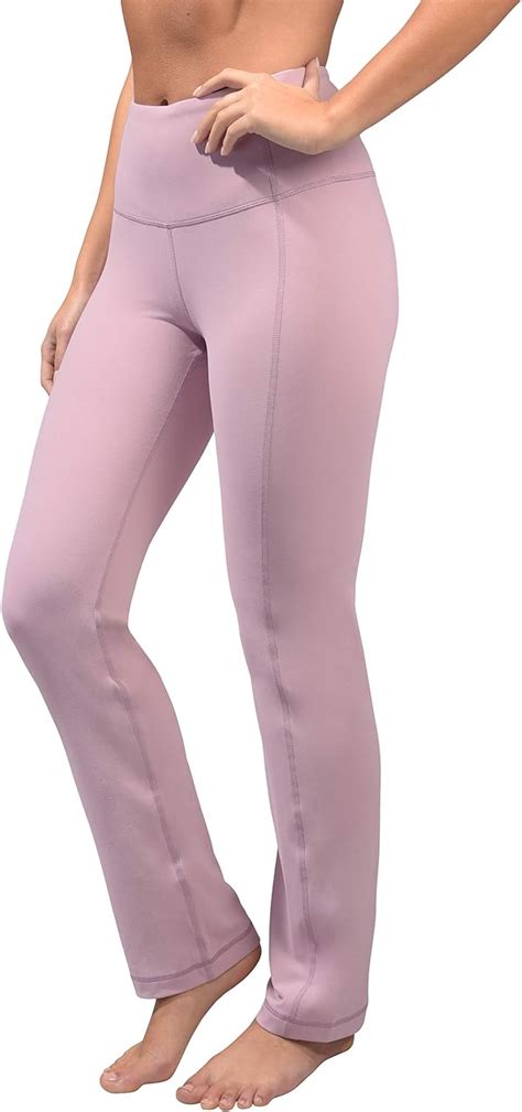 Yogalicious High Waist Soft Nude Tech Straight Leg Yoga Pants For Women At Amazon Womens