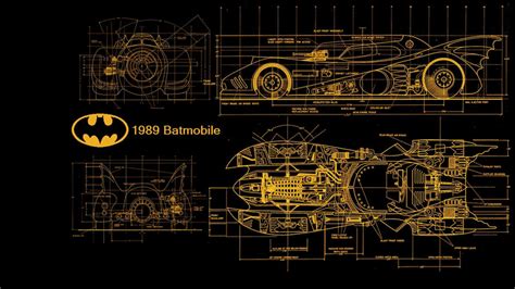 Batmobile 1989 Blueprints By Kharec84 On Deviantart