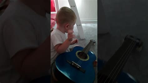 Cute Baby Plays Guitar 😋😋😋 Youtube