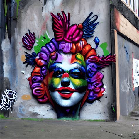 Vibrant Graffiti Wall Mural · Creative Fabrica