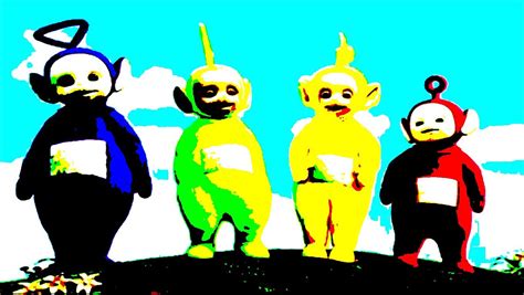 Teletubbies Is So Scary In Black And White Teletubbies Scary