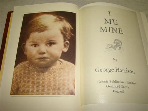 Beatles George Harrison I Me Mine