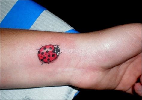 Ladybug tattoo ideas & designs. 29 Impressive Ladybug Wrist Tattoos