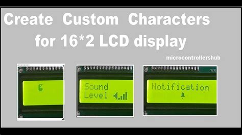 Making And Displaying Custom Characters On Lcd With Arduino Uno And Images