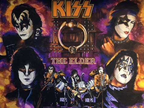 Kiss The Elder Etsy Kiss Pictures Kiss Album Covers Kiss Band