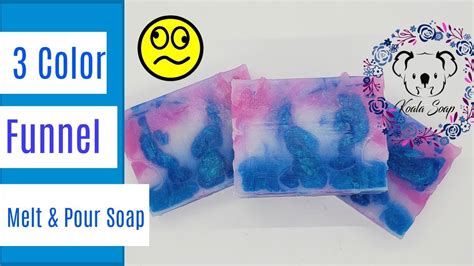 Melt And Pour Soap Swirl Tutorial Making 3 Color Melt And Pour Soap