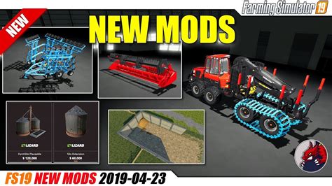Fs19 New Mods 2019 04 23 Review Youtube
