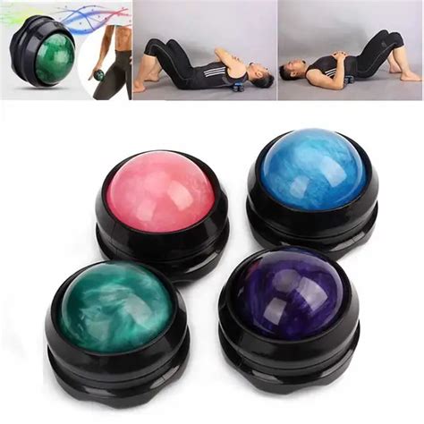 Fitness Massage Roller Ball Massager Body Therapy Foot Hip Back Relaxer Stress Release Muscle